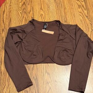 Skims Long Sleeve Underwire Top